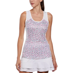 Floral Print Sleeveless Women's Tank Top