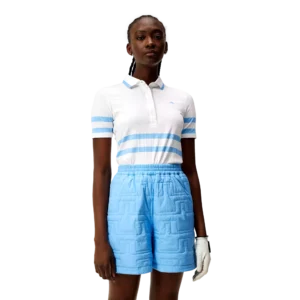 Moira Knit Stripe Short Sleeve Polo Shirt