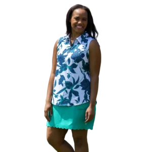 Scalloped Mina 17" Skort