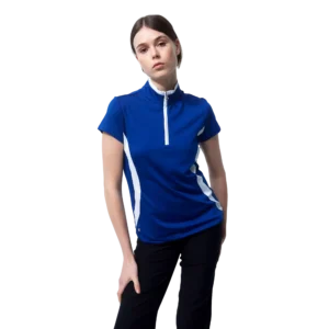 Vichy Colorblock Short Sleeve Polo Shirt
