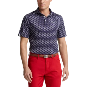 Classic Fit Performance Print Cars Polo