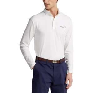 RLX Long Sleeve Solid Airflow Golf Polo