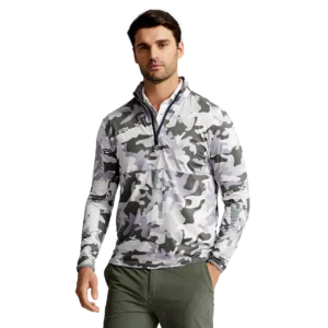 Golf-Camo Stretch Jersey Pullover