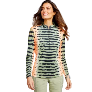 Tiger Tango Quarter Zip Pull Over
