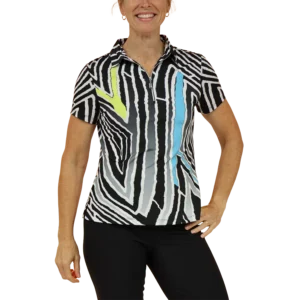 Maze Short Sleeve Polo Shirt