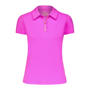 Frida Scallop Short Sleeve Polo Shirt