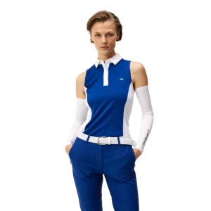 Edna Sleeveless Colorblock Polo Shirt
