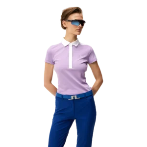 Jada Contrast Placket Short Sleeve Polo Shirt