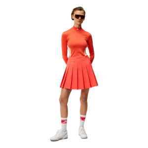 Adina Solid Pleated 15.5" Skort