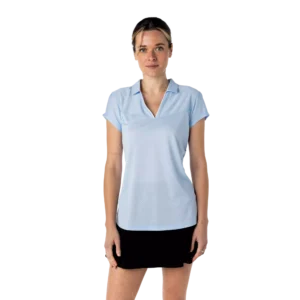 Textured Short Sleeve Polo Shirt