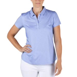 Polka Dot Short Sleeve Polo Shirt
