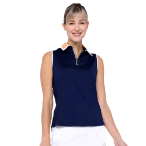 Tri Birdie Sleeveless Polo Shirt