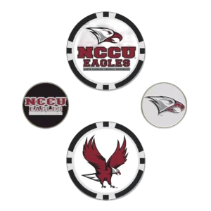 North Carolina Central Eagles Ball Marker Set