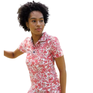 Reagan Mushroom Crush Short Sleeve Polo