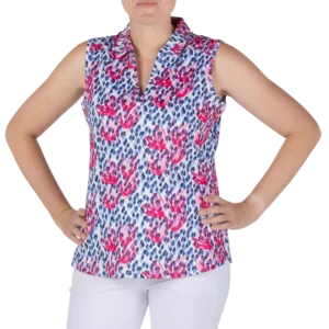 Bloom Sleeveless Polo Shirt