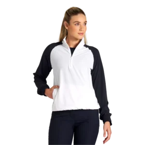 Lightweight Colorblock Quarter Zip Pull Over