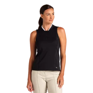 Contrast Trim Sleeveless Top