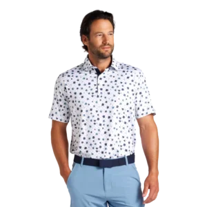 Men's CLOUDSPUN Floral Golf Polo