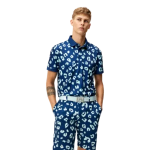Tour Tech Leopard Print Polo