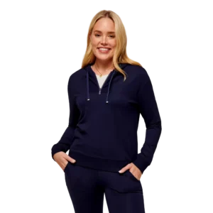 Friday Ponte Half Zip Hoodie