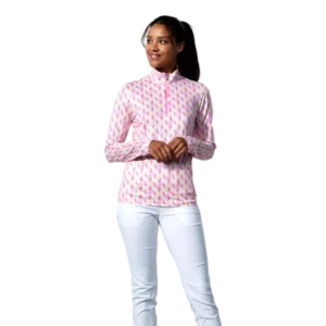 Perugia Geo Print Quarter Zip Pull Over