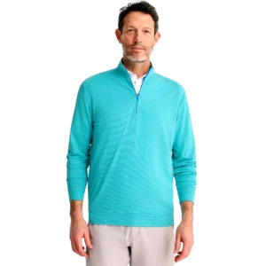 Vaughn Striped PREP-FORMANCE 1/4 Zip Pullover