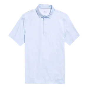 Palmero Jake Blue Houndstooth Golf Polo