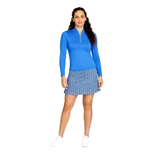 Elaine Solid Quarter Zip Pull Over