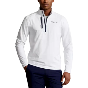 Classic Fit Luxury Jersey Quarter Zip Pullover