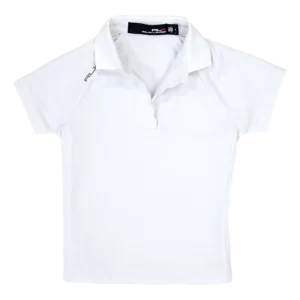 Girls Air Tech Pique Short Sleeve Polo Shirt