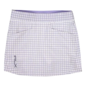 Gingham 15" Girls 4-Way Stretch Skort