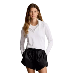 Stretch Jersey Quarter-Zip Pullover