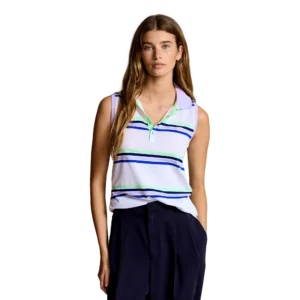 Lightweight Airflow Sleeveless Polo Shirt