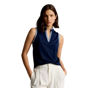 Air Tech Pique Popover Sleeveless Top