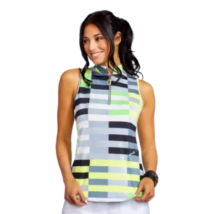 Block Print Sleeveless Top