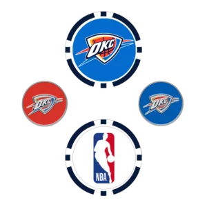 Oklahoma City Thunder Ball Marker Set