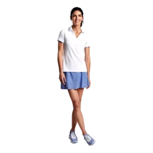 Betty Drop V-Neck Short Sleeve Polo Shirt