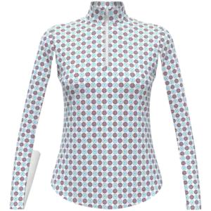 Beach Umbrella Sun Quarter Zip Pull Over