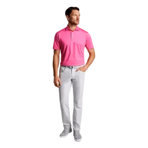 Solid Performance Jersey Polo (Sean Self Collar)