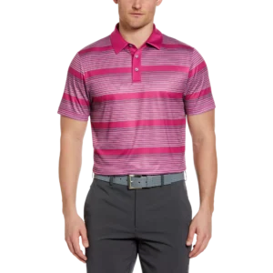 Energy Stripe Print Golf Polo