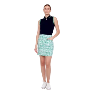 Green Monstera 16" Techno Skort