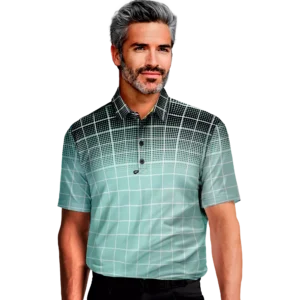 Halftone Golf Polo