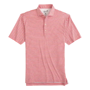 Thorton Striped Jersey Performance Polo