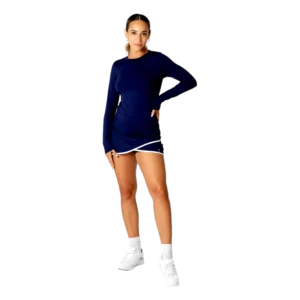 Asymmetrical UV Staples 14" Skort