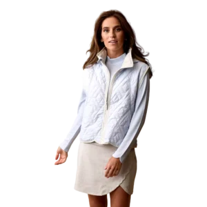 Reversible Quilted Full Zip Vest