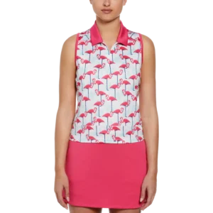 Tropical Flamingo Sleeveless Top
