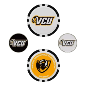 Vcu Rams Ball Marker Set