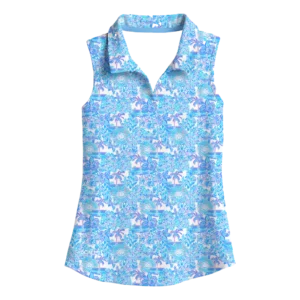 Daily Sunshine Sleeveless Polo Shirt