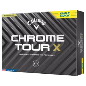 Chrome Tour X Triple Track 2024 Personalized Golf Balls