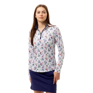 SolCool Jet Set Cities Quarter Zip Pull Over